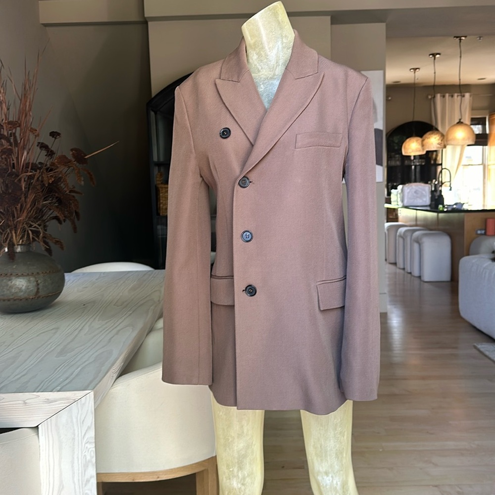 ZARA asymmetrical blazer. Size medium. Worn once.